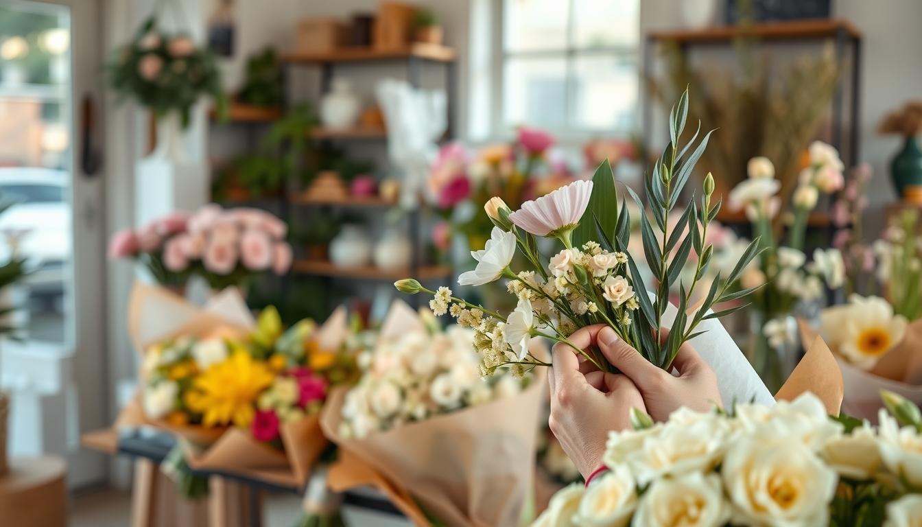 Seasonal flower arrangements